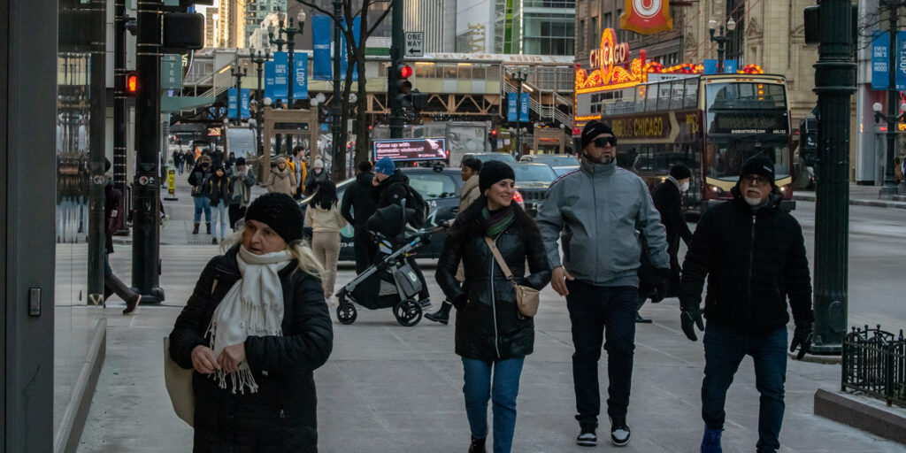 Loop pedestrian traffic and activity across multiple sectors continue to accelerate post-pandemic